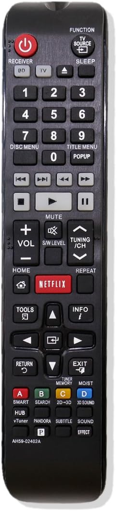 AIDITIYMI AH59-02402A Remote Control Replaced for Samsung BLU RAY Home Theater HT-E4500 HT-E5400SAM HT-E5400ZA HT-E5500W HT-E5500WZA HT-E6500W HT-...