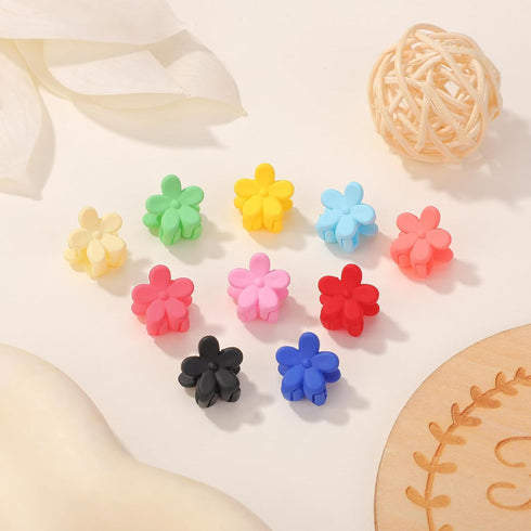 choicbaby 80PCS Baby Hair Clips for Girls 16 Different Variety of Colors Cute Baby Hair Accessories Mini Flower Hair Clip for Infant Fine Hair...