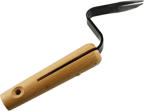 Carbon Steel Garden Weeding Tool Rooter Garden Tool Hand Weeder Fork Solid Long Wood Handle Garden Agricultural Tool...