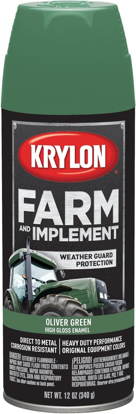 Krylon 1943 Farm & Implement Paints Oliver Green 12 oz....