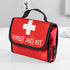 First Aid Bag First Aid Kit Empty Medical Storage Bag Red Trauma Bag for Emergency First Aid Kits Car Workshop Cycling Outdoors (Red Folding)...