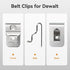 Belt Clips for Dewalt, 8pcs 304 Stainless Steel Drill Clips Tool Hooks with Screws for Dewalt N268241 Fit for 20V Power Tools DCD980 DCD980L2 DCD9...