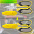 Heavy Duty Scissors 8'',Multipurpose Scissors, Sharp stainless steel blades with precision serration with Protective Case for Leather, Carpet, Car...
