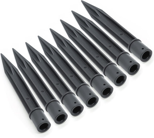 8PCS Outdoor Solar Stake Plastic Light Stakes Replacement Torch Stake Plastic Path Stakes for Garden,Pathway Lamps...