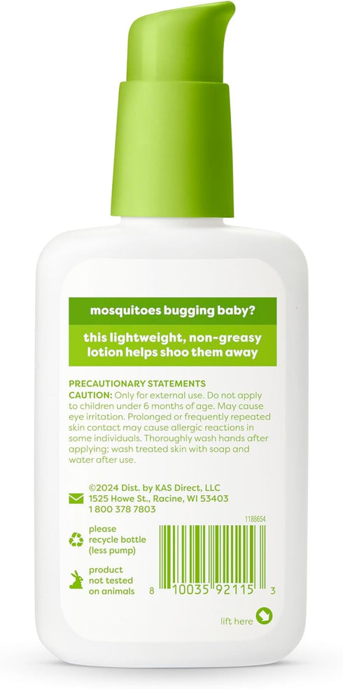 Babyganics Mosquito Repellent Lotion, Made with Plant and Essential Oils, Non-Greasy, 4oz...