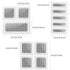 Self-Adhesive Window Screen Repair Patches Kit, 20 Sheets 3 Sizes Screen Door Replacement Repair Kit Fiberglass Mesh Wall Repair Patches Drywall T...