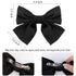 Ahoney 6 Pack Satin Hair Bow Hair Clips for Women Girls, 6" Bowknot Hair Ribbons for Hair Ponytail Cute Hair Clips Bow for Hair Accessories Barret...