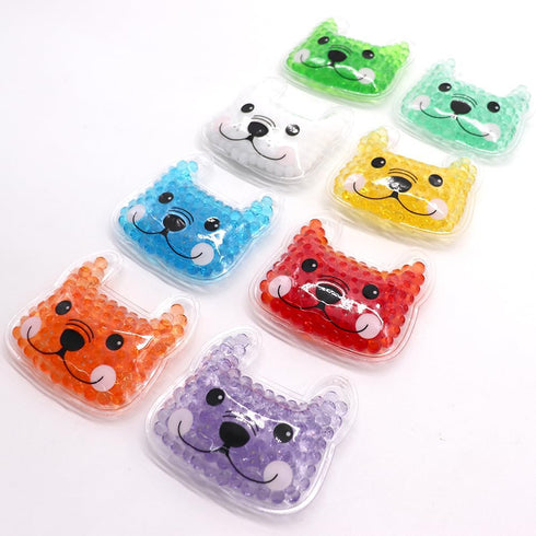 Small Ice Packs, Gel Ice Packs for Injuries Hot & Cold Ice Packs Bulk Reusable Gel Bead Ice Pack Cold Compress for Pain Relief (8 Count Dog (Pack ...