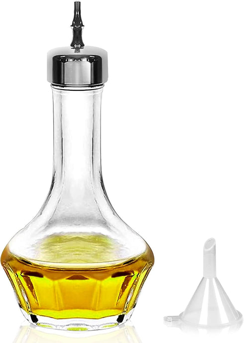 SuproBarware Bitter Bottle – Glass Bitter Bottle with Dash Top, 1.7oz/50ml, Great for Bartender, Home Bar – KJP01 (Silver)...