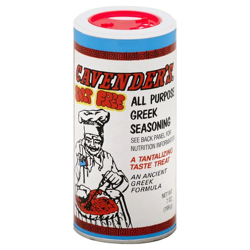 Cavenders All Purpose Greek Seasoning, Salt Free(No MSG), 7oz...