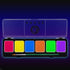 Kraze FX 6 Color Neon Face& Body Paint Palette (6 gram) with Brush - Water Activated, Professional UV Glow Blacklight Reactive Face Painting Kit, ...