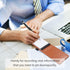 Xhwykzz 7 Pcs Small Pocket Notepad Holder Set, Pocket Notebook with pen for offices, schools, restaurants (Brown)...