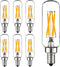 LiteHistory LED Bulb Dimmable 6W Equal Warm White 2700K T6 T25 E12 Candelabra Bulb 60 watt for Chandeliers,Ceiling Fan,Pendant,Wall sconces AC120V...