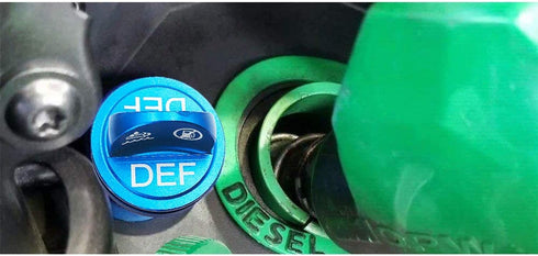 Easy to grip?Aluminum Diesel Fuel tank Cap for Dodge, ?Hidden-Strong magnetism? Ram Diesel Fuel Cap and Anti-lost rope- Aluminum DEF Cap Combo for...