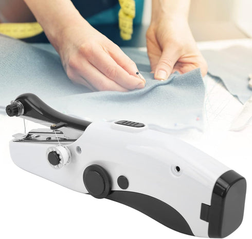 Portable Handheld Sewing handheld sewing machine, hand sewing machine Machine, Mini Electric Double Needle DIY Sewing Machine, for Making Crafts o...