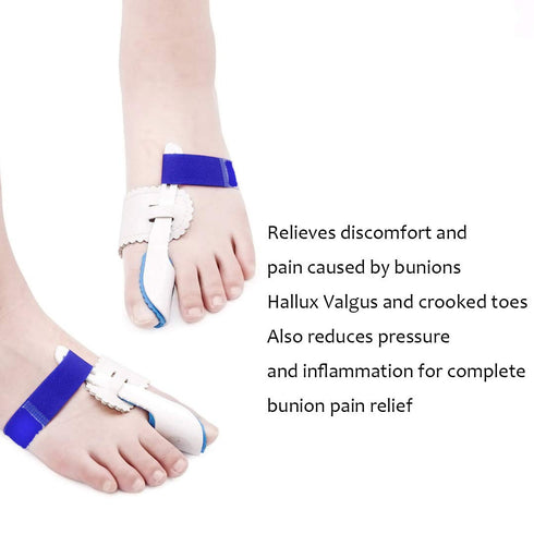 Bunion Corrector, Bunion Splints and Bunion Relief for Hallux Valgus, Big Toe Joint,Adjustable Bunion Splint Protector Sleeves kit F or Women and ...