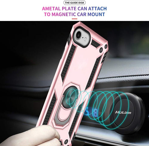 Yiakeng iPhone 8 Case, iPhone 7 Case, iPhone SE 2020/2022 Case with Screen Protector, Military Grade Protective Cases with Ring for iPhone 8/7/SE ...