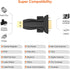 CableCreation USB to RS232 Male Adapter with PL2303 Chipset, USB to DB9 Serial Converter for Windows 11, 10, 8.1, 8, 7, Linux and Mac OS,Black...