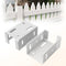 Aluminum Fence Bracket for Vinyl Fencing,Fence Bracket Used for Connecting Panel to Post,Vinyl Fence Brackets Fit 2.75in Rails,Heavy Duty Metal Fe...