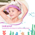 Kair Air Cushioned Bath Visor, Shower Cap For Kids, Hair Washing Hat For Toddlers Adults, Purple...