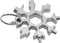 18 In 1 Multifunctional Stainless Steel Snowflake Wrench Tool for Bicycle/Bottle Opener/Outdoor Camping...