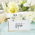 Kate Aspen Sage Green Party Decorations, Eucalyptus Floral Tent Place Cards (Set of 50) - Perfect for Greenery Baby Shower & Bridal Showers...
