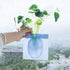 Chezmax Flower Pot Silicone Sticky Vase 3PCs Hanging Decorative Reusable Wall-Mounted Flower Vase...