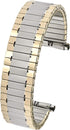 Alpine Stainless Steel Expansion Watch Band - Mens Stretch & Wrist Watch Band with Squeeze Ends - Flexible Replacement Watch Bands for Women & Men...
