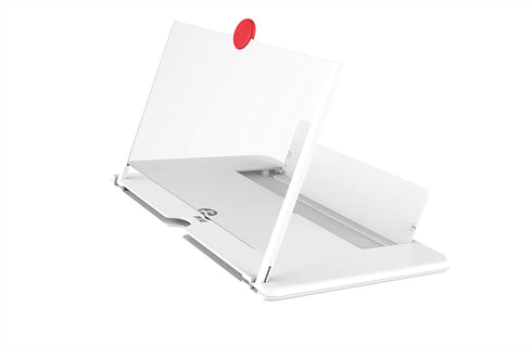 Screen Amplifier Magnifier, New Generation Phone Holder Screen Amplifier, 3D HD Video and Gaming Phone Projector-with Foldable Phone Stand, Suppor...