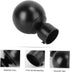 Artibetter 2pcs Roman Pole Decorative Head Curtain Pole Finials Curtain Rod Finials Drapery Finials Curtain Rod Ends End Cap Finial Curtain Rail E...