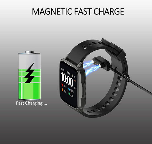 Charger Cable Compatible for PUREROYI Military Smart Watch Magnetic USB Charging Dock Cord Station Accessories - Pins' Gap 2.84mm......