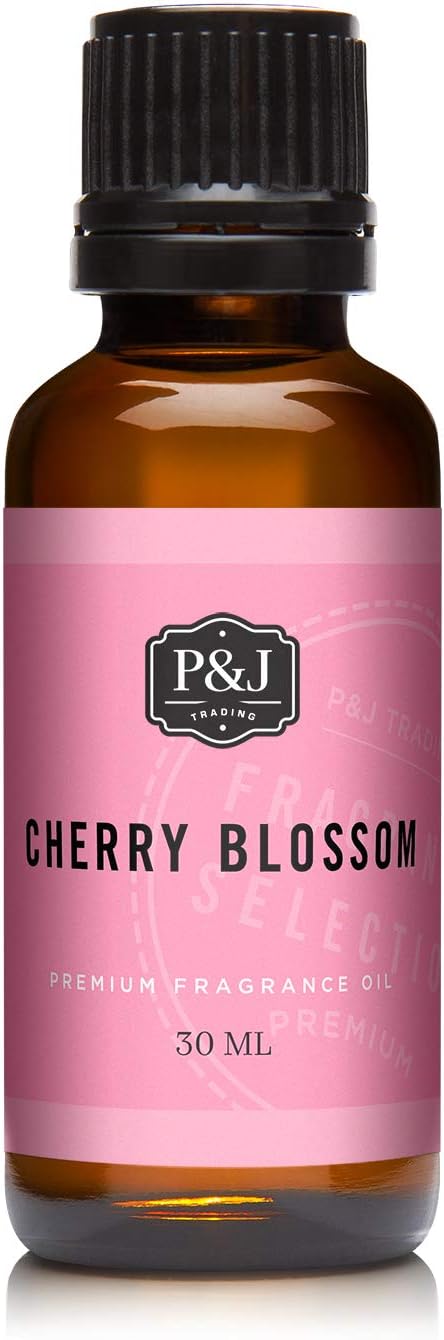 P&J Trading - Cherry Blossom Scented Oil 30ml - Fragrance Oil for Candle Making, Soap Making, Diffuser Oil...