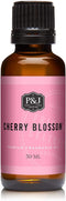 P&J Trading - Cherry Blossom Scented Oil 30ml - Fragrance Oil for Candle Making, Soap Making, Diffuser Oil...