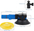 3" Suction Cup Security Camera Mount with Adjustment 1/4"-20 Threaded,Air Pump Vacuum Suction Glass/Metal/Board/Tile Wall,Compatible with Arlo/Wyz...