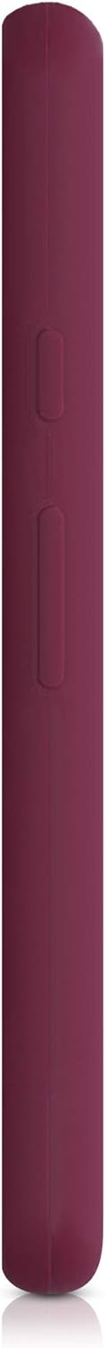 kwmobile Case Compatible with Google Pixel 4a Case - TPU Silicone Phone Cover with Soft Finish - Rhubarb Red...