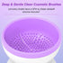 Purple Electric Makeup Brush Cleaner Machine, Windspeed Silicone Brush Cleaner Machine Beauty Blender Cleanser For Beauty Makeup Brushes, Christma...