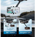 Car Mearview Mirror Bracket,360°Rotatable and Retractable Car Phone Holder,for iPhone and All Smartphones...