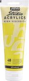 Pebeo Studio Acrylics High Viscosity, Fine Acrylic, 250 ml - Primary Yellow (169-048), 8.45 Fl Oz (Pack of 1)...