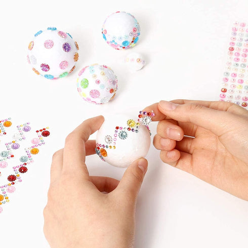LOMIMOS 300pcs 1 Inch White Foam Balls, Mini White Craft Balls for Arts & Crafts DIY School Projects Making Supplies...