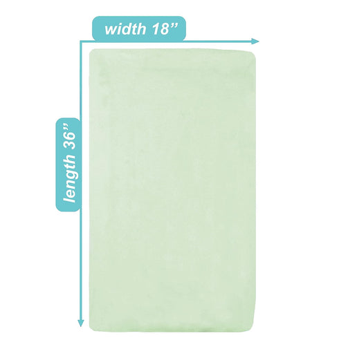 American Baby Company 100% Cotton Knit Fitted 18" x 36" Cradle/Bassinet Sheet - Compatible with Mika Micky Bassinet, Green, Soft Breathable, for B...