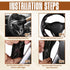 Leather Steering Wheel Cover Lace Up, Stitch On Wrap, Breathable Anti-Slip Car Steering Wheel Protector Universal Fit Max 15 Inch Car Wheels, DIY ...