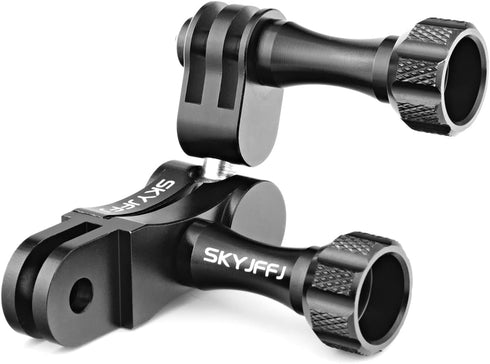 Aluminum Ball gopro Handlebar Mount, 360 Rotation and Lock Any Direction, Shock-Resistant, Compatible with Gopro Hero 8 9 10 11 12, Max, DJI OSMO ...