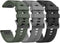 ANCOOL for Fenix 5/6/7 Band 22mm Soft Silicone Watch Bands Compatible With Garmin Fenix 5 Plus/6 Pro/8 47mm/7 Pro/Approach S60/S62 Band(Black,Grey...