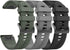 ANCOOL for Fenix 5/6/7 Band 22mm Soft Silicone Watch Bands Compatible With Garmin Fenix 5 Plus/6 Pro/8 47mm/7 Pro/Approach S60/S62 Band(Black,Grey...