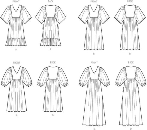 McCall's Misses' Dresses Sewing Pattern Kit, Design Code M8312, Sizes LRG-XLG-XXL...