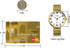 Blekon Collections New Super Large Face Stretch Band Japanese Movement PC21J Fashion Watch (Red)...