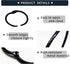 36pcs Shower Curtain Rings, Rust-Resistant Metal Round Shower Hooks for Bathroom Rod Curtains, Changing Room, Windows, Home Decoration, Movable Cl...