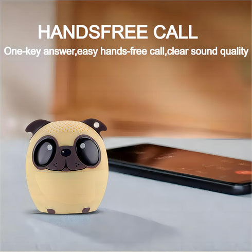 1.77inch Portable Mini Bluetooth Speaker Wireless with Lanyard, Cute Dog Style Bluetooth 5.0 for iPhone PC Android Home Indoor Outdoor......