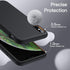 JETech Silicone Case for iPhone X, iPhone Xs, 5.8-Inch, Silky-Soft Touch Full-Body Protective Case, Shockproof Cover with Microfiber Lining (Black...