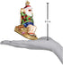 Old World Christmas Ornaments Sunning Santa Glass Blown Ornaments for Christmas Tree...